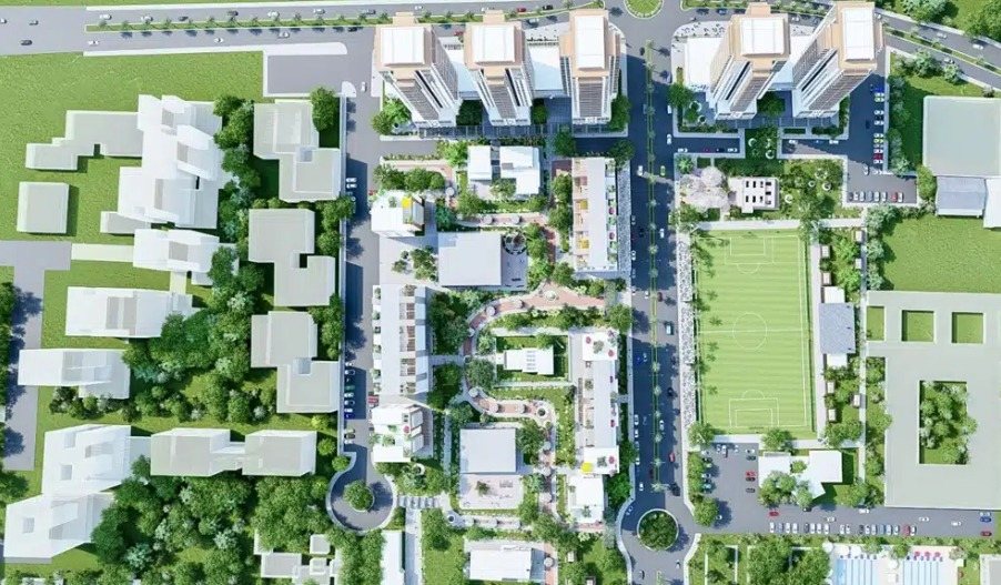 מתחם שערי רייסדור בקרית גת הדמיה: ערן סקוטלסקי סרטי תדמית