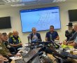 שקט מתוח: ראש העיר ד"ר לסרי בדיון הערכת מצב  עם ראשי המכלולים וכוחות הביטחון 