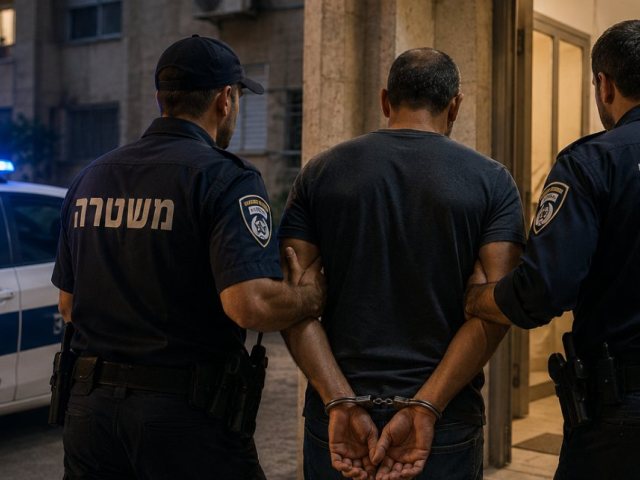 אילוסטרציה מעצר חשוד