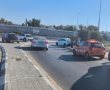 תאונה בין שני כלי רכב ביציאה הצפונית של קריית גת לכביש 35