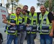 אמש: ארבעה מתנדבי ידידים חילצו תינוקת שננעלה ברכב