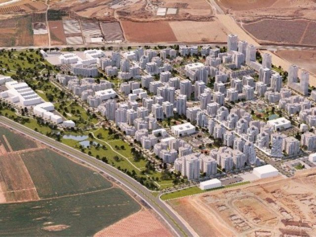 הדמיית קריית גת-הרחבה צפונית (עומר מסלר ארמון אדריכלים)