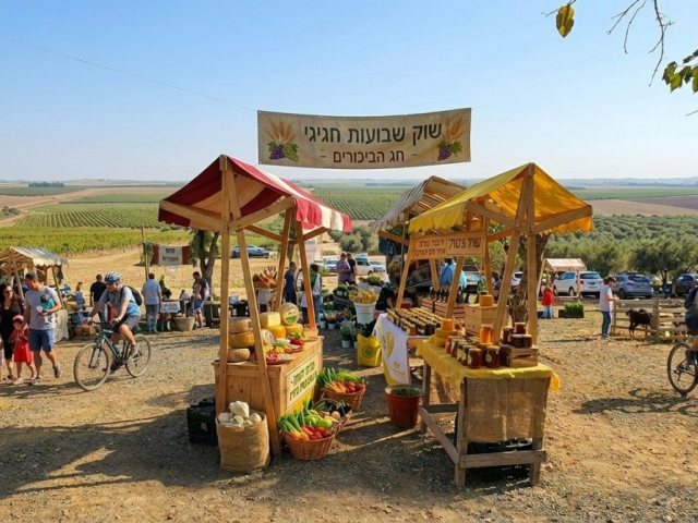 ירידי שבועות בצפון הנגב צילום יחצ
