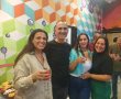 אנשי התרבות בעיר בהרמת כוסית לשנה החדשה