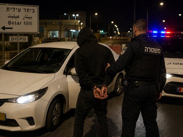 אילוסטרציה מעצר גנב רכב