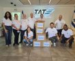 עובדי תאת ישראל התגייסו למען משפחות בקריית גת: עשרות סלי מזון חולקו ברחבי העיר