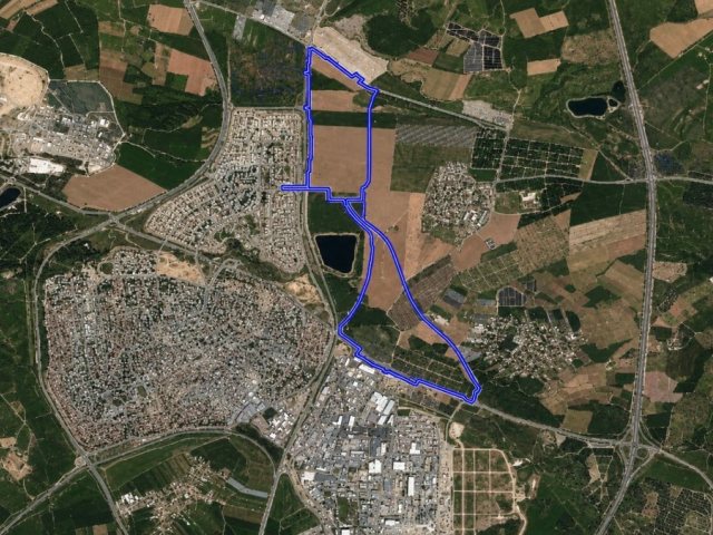 צילום אווירי מאתר רשות מקרקע ישראל