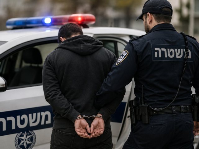 אילוסטרציה מעצר חשוד
